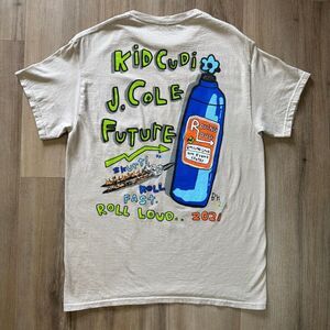 Rolling Loud 2021 Festival Tan Shirt Kid Cudi J Cole Future Size  Medium Hip Hop